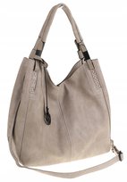 Tommasini Torebka Damska Listonoszka Duża Torba Shopper Worek 2692 Szara