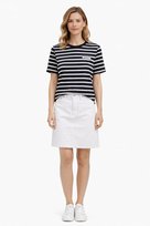 TOMMY HILFIGER BIAŁA SPÓDNICA PROSTA Z BAWEŁNY Z PODSZEWKĄ 38 1I4A Tommy Hilfiger