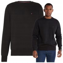 tommy hilfiger bluza meska basic bluza czarna meska PREMIUM tommy hilfiger bluza meska basic bluza czarna meska PREMIUM r.M