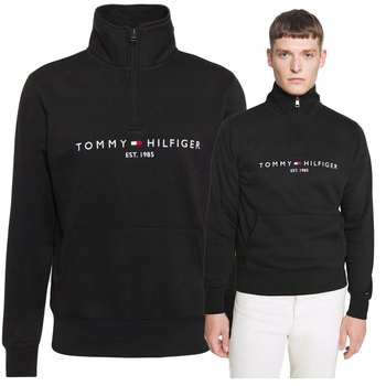 TOMMY HILFIGER bluza meska bez kaptura bluza meska czarna na suwak EST TOMMY HILFIGER bluza meska bez kaptura bluza meska czarna na suwak EST r.M - Tommy Hilfiger