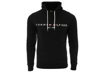 Tommy Hilfiger Bluza Męska Ocieplana Z Kapturem Core Tommy Logo Hoody Black Mw0Mw10752 Bas 3Xl Tommy Hilfiger