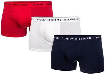 Tommy  Hilfiger Bokserki Męskie Trunk 3 Pary White/Red/Navy Um0Um02203 0Ws M - Tommy Hilfiger