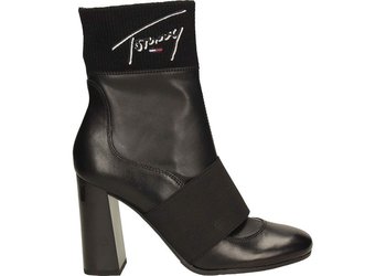 Tommy Hilfiger Botki EN0EN00615 41 Tommy Signature Heeled Boot - Tommy Hilfiger