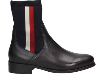 Tommy Hilfiger Botki FW0FW04156 39 Knitted Flat Boot - Tommy Hilfiger