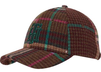 Tommy Hilfiger Czapka z daszkiem AW0AW14270 one size Feminine Prep Check Cap - Tommy Hilfiger