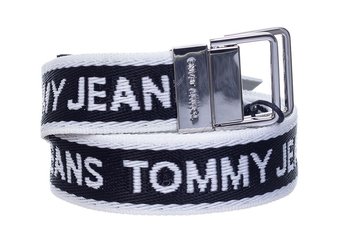 Tommy  Hilfiger Damski Pasek Do Spodni 2,5 Cm Tjw Mini Logo Tape Belt Black Aw0Aw09753 Bds 75 - Tommy Hilfiger