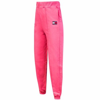 TOMMY HILFIGER DAMSKIE SPODNIE DRESOWE TJW RELAXED HRS BADGE SWEATPANT PINK DW0DW12635 TIJ S - Tommy Hilfiger