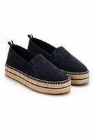 TOMMY HILFIGER ESPADRYLE DAMSKIE Z WELURU NA PLATFORMIE GRANATOWE 40 1I3A Tommy Hilfiger