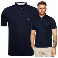 TOMMY HILFIGER granatowa polowka meska koszulka polo meska PREMIUM TOMMY HILFIGER granatowa polowka meska koszulka polo meska PREMIUM r.S Tommy Hilfiger