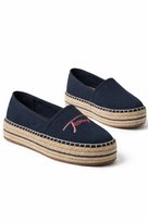 TOMMY HILFIGER GRANATOWE ESPADRYLE NA PLATFORMIE Z HAFTEM 41 1I4A Tommy Hilfiger