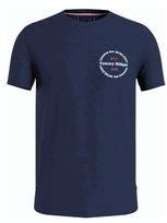 Tommy Hilfiger granatowy T-shirt meski bawełna, Rozmiar S Tommy Hilfiger