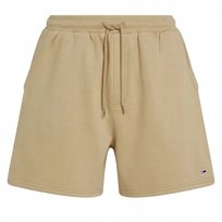 Tommy Hilfiger Jeans Dres Beżowe Męskie Spodenki Bawełniane Szorty Logo r.M