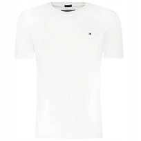 TOMMY HILFIGER JEANS koszulka meska biala tshirt logo okragly dekolt TOMMY HILFIGER JEANS koszulka meska biala tshirt logo okragly dekolt r.L