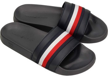 Tommy Hilfiger Klapki FW0FW06719 37 Corporate Web Detail Slide - Tommy Hilfiger