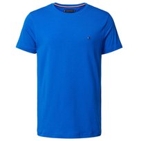 TOMMY HILFIGER koszulka meska niebieski tshirt logo okragly dekolt TOMMY HILFIGER koszulka meska niebieski tshirt logo okragly dekolt r.S