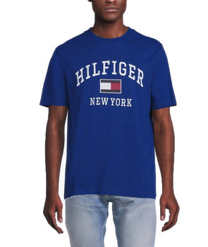 Tommy Hilfiger Koszulka Męska T-Shirt Modern Varsity Tee Kobaltowa Mw0Mw28218 C7L L - Tommy Hilfiger