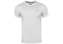 TOMMY  HILFIGER KOSZULKA MĘSKA T-SHIRT TJM CLASSIC JERSEY C NECK WHITE DM0DM09598 YBR - Rozmiar: XXL