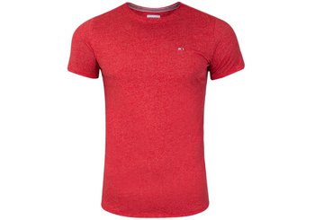 TOMMY  HILFIGER KOSZULKA MĘSKA T-SHIRT TJM SLIM JASPE C NECK RED DM0DM09586 XNL - Rozmiar: XL - Tommy Hilfiger