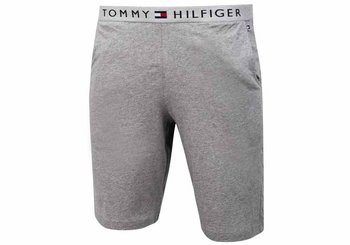TOMMY  HILFIGER KRÓTKIE SPODENKI SZORTY JERSEY SHORT GRAY UM0UM01203 004 - Rozmiar: L - Tommy Hilfiger