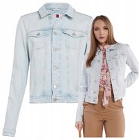 Tommy Hilfiger Kurtka Damska Jasna Przejściowa Jeansowa Oryginalna r. M