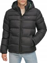 TOMMY HILFIGER KURTKA MĘSKA CZARNA ZAMEK XL 1JQA Tommy Hilfiger