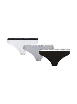 Tommy Hilfiger Majtki Damskie Bikini 3P White/Gray/Black Uw0Uw02828 0Tf S - Tommy Hilfiger