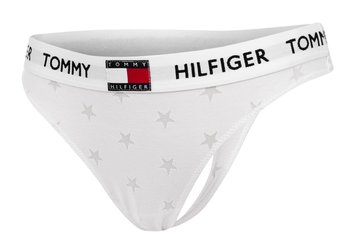 TOMMY  HILFIGER MAJTKI DAMSKIE STRINGI WHITE UW0UW02790 YBR - Rozmiar: XS - Tommy Hilfiger