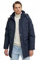 Tommy Hilfiger Męska Kurtka Granatowa Puchowa Parka L J_a Tommy Hilfiger
