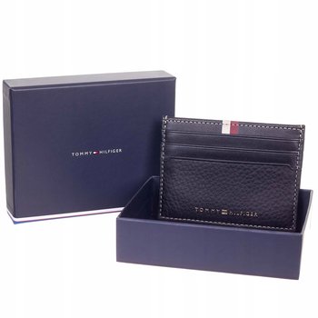 Tommy hilfiger męski cardholder cc holder czarny - Tommy Hilfiger
