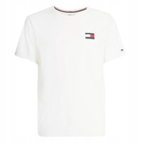 TOMMY HILFIGER MĘSKI T-SHIRT BAWEŁNIANY BIAŁA KOSZULKA PREMIUM LOGO R.XXL