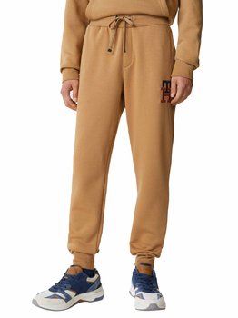 Tommy Hilfiger Męskie Spodnie Dresowe Essential Monogram Sweatpant Brązowe Mw0Mw28208 Gw8 L - Tommy Hilfiger