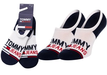 Tommy  Hilfiger Mikrostopki Footie 2 Pary White/Navy 100000402 001 39-42 - Tommy Hilfiger