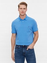 TOMMY HILFIGER NIEBIESKA BAWEŁNIANA KOSZULKA POLO Z LOGO M 17AA Tommy Hilfiger