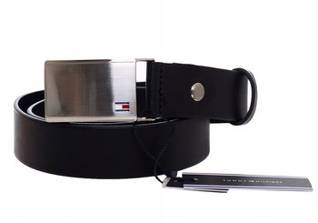 Tommy  Hilfiger Plaque Belt Adj 3,5 Cm Pasek Do Spodni Black Am0Am01995 002 105 - Tommy Hilfiger