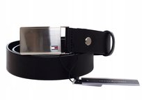 Tommy Hilfiger Plaque Belt Adj 3,5 Cm Pasek Do Spodni Black Am0Am01995 002 95 Tommy Hilfiger
