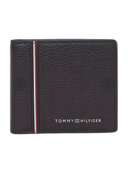 TOMMY HILFIGER Portfel męski czarny - Tommy Hilfiger