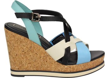 Tommy Hilfiger Sandały FW0FW04105 40 Interwoven Pattern Wedge Sanda - Tommy Hilfiger