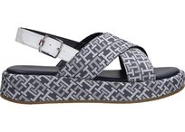 Tommy Hilfiger Sandały T3A2-32757-0325A357 35 Logo All Over Sandal Denim Tommy Hilfiger