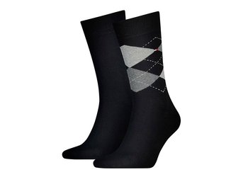 Tommy Hilfiger Skarpety 100001495 200 39-42 TH Men Sock Check 2P - Tommy Hilfiger