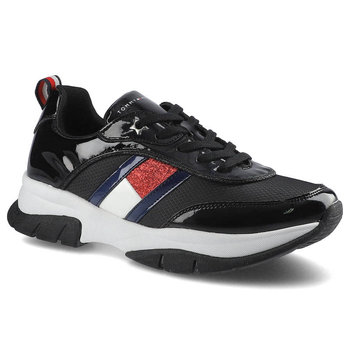 Tommy Hilfiger, Sneakersy, Low Cut Lace-Up T3A4-31179-1022999 Black 999, rozmiar 37 - Tommy Hilfiger