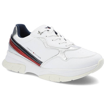 Tommy Hilfiger, Sneakersy, T3A4-31175-0196X256 White/Multicolor X256, rozmiar 37 - Tommy Hilfiger