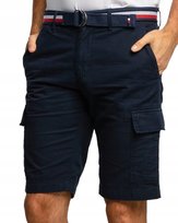 TOMMY HILFIGER SPODENKI MĘSKIE BERMUDY GRANATOWE 33 1JSG Tommy Hilfiger