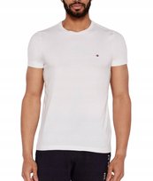 TOMMY HILFIGER T-SHIRT MĘSKI BIAŁY KRÓTKI RĘKAW M J9A Tommy Hilfiger