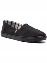 TOMS DAMSKIE PÓŁBUTY CZARNE WSUWANE Z LOGO 39 1Ż9C Toms
