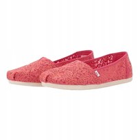 TOMS ESPADRYLE DAMSKIE WZORZYSTE NA WSUWKĘ RÓŻOWE 37,5 4BA Toms