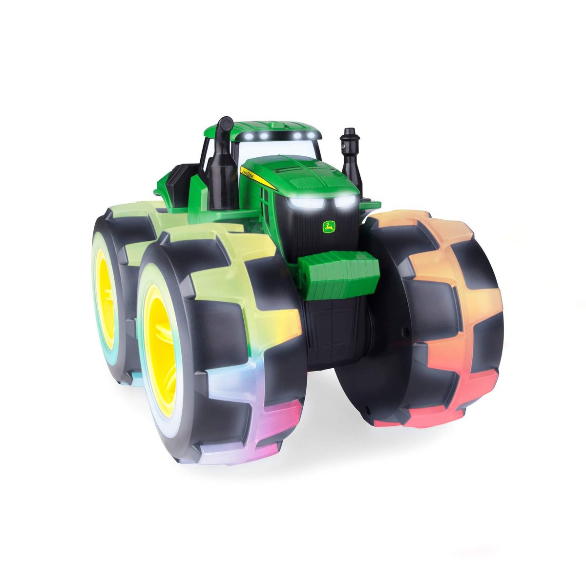 TOMY, John Deere, Mega traktor świecące opony, 46644