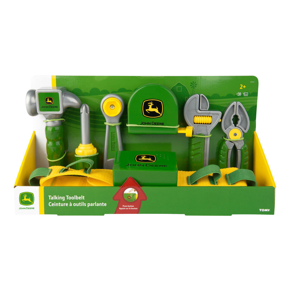 TOMY John Deere pas z narzędziami dźwięk 35070