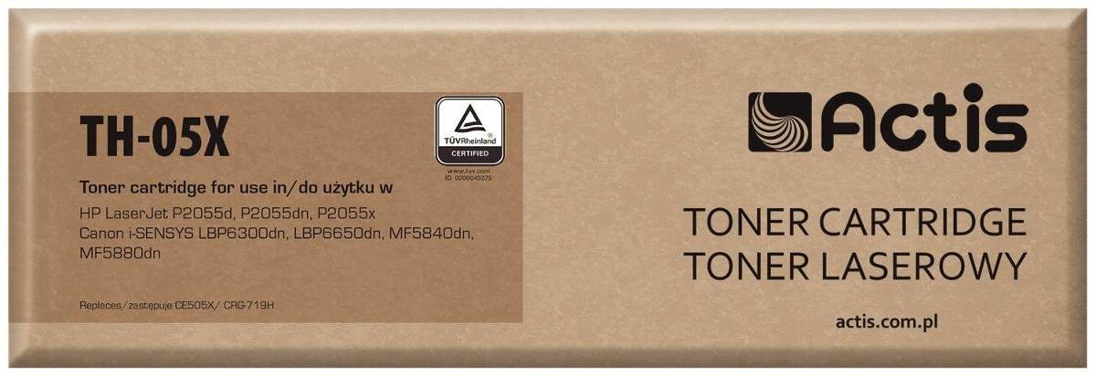 Toner ACTIS TH-05X, czarny, 6500 str., 05X CE505X