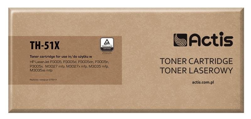 Toner ACTIS TH-51X Standard, czarny, 13000 str., Q7551X