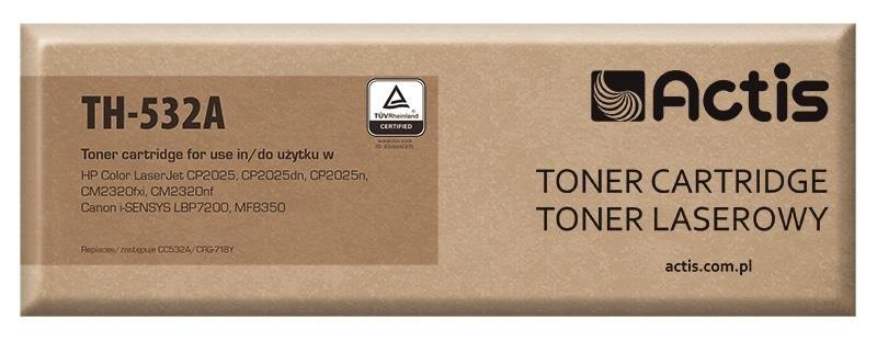 Toner ACTIS TH-532A Standard, żółty, 2800 str., CC532A